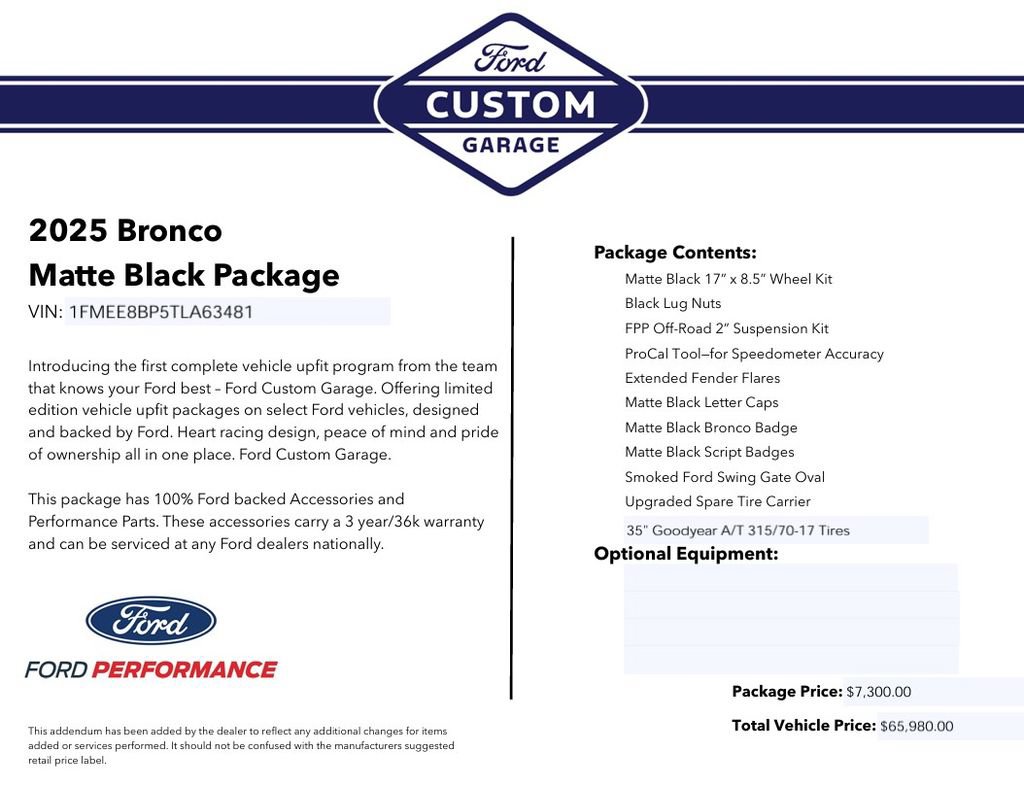 New 2026 Ford Bronco Outer Banks AWD/4WD image 26