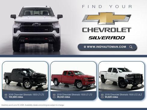 Used 2018 Chevrolet Silverado 1500 LTZ Z71 w/ LTZ Plus Package AWD/4WD image 18