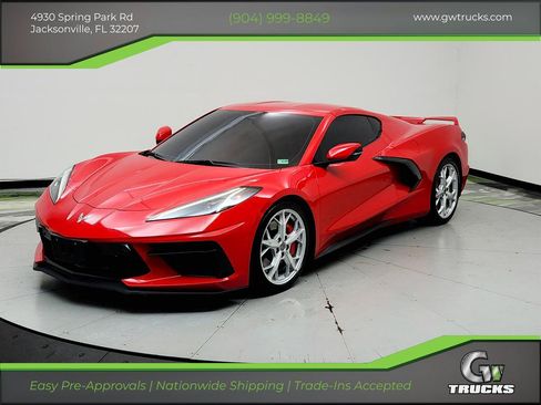 Used 2021 Chevrolet Corvette Stingray Premium Cpe w/ Z51 Performance Package RWD image 1