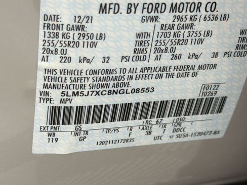 Used 2022 Lincoln Aviator Reserve w/ Equipment Group 201A AWD/4WD image 22