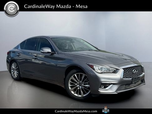 Used 2023 INFINITI Q50 Luxe w/ Cargo Package RWD image 1