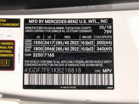 Used 2019 Mercedes-Benz GLS 63 AMG 4MATIC image 70
