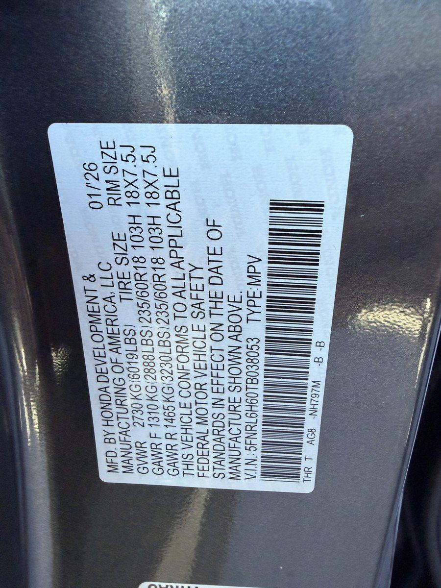 New 2026 Honda Odyssey EX-L image 43