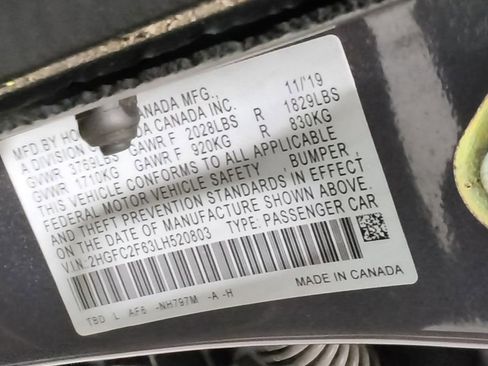 Used 2020 Honda Civic LX image 12