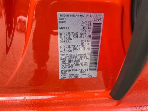 New 2025 Nissan Frontier PRO-4X w/ Tow Package image 28