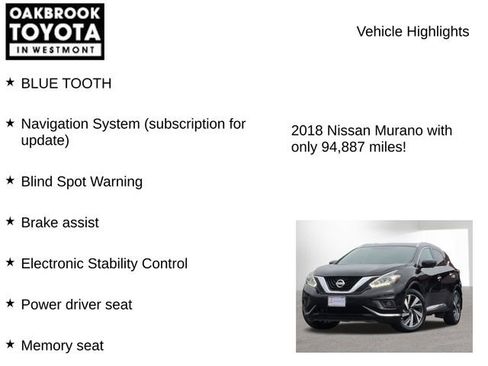 Used 2018 Nissan Murano Platinum AWD/4WD image 5