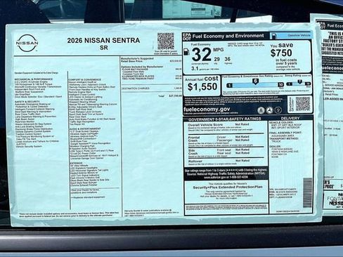 New 2026 Nissan Sentra SR image 13