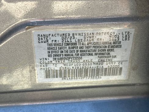 Used 2023 Nissan Sentra SR w/ Electronics Package FWD image 28
