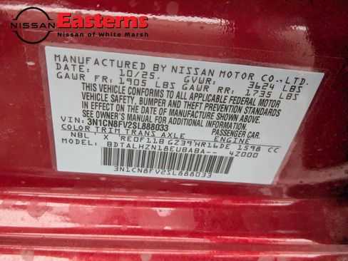 New 2025 Nissan Versa SR image 28