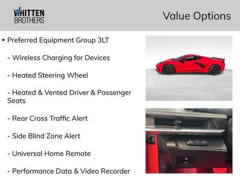 Used 2020 Chevrolet Corvette Stingray Premium Cpe w/ 3LT Preferred Equipment Group RWD image 13