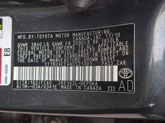 Used 2010 Toyota Corolla LE FWD image 14