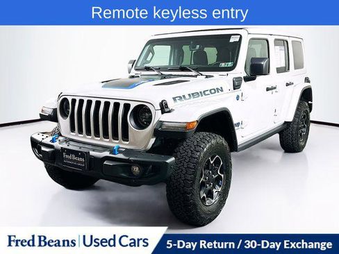 Certified 2023 Jeep Wrangler Unlimited Rubicon 4xe w/ Steel Bumper Group AWD/4WD image 3