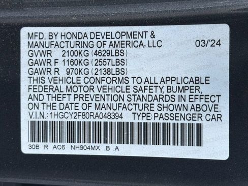 Used 2024 Honda Accord Touring image 38