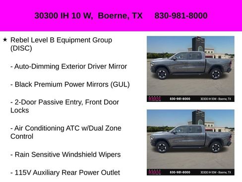 Used 2022 RAM 1500 Rebel w/ Rebel Level B Equipment Group AWD/4WD image 17