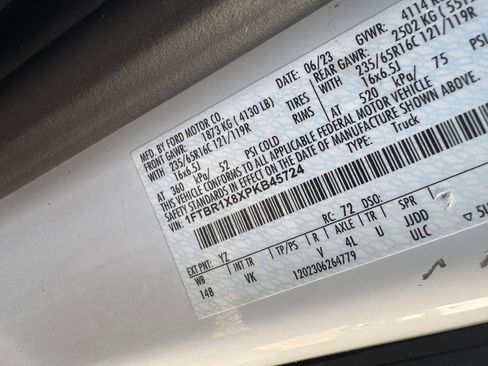 Used 2023 Ford Transit 250 148 High Roof w/ Load Area Protection Package image 16