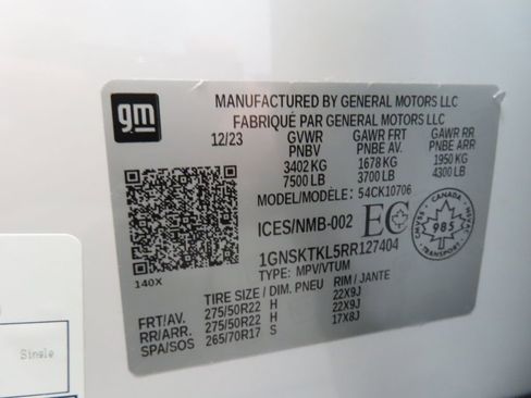 Used 2024 Chevrolet Tahoe High Country image 62