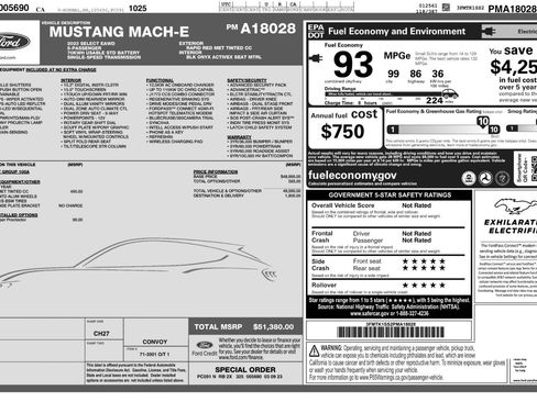 Used 2023 Ford Mustang Mach-E Select image 53
