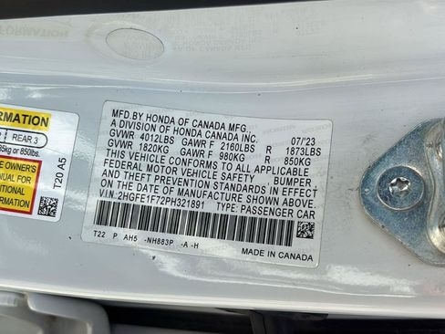 Used 2023 Honda Civic EX image 14