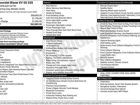 Used 2025 Chevrolet Blazer EV SS image 3