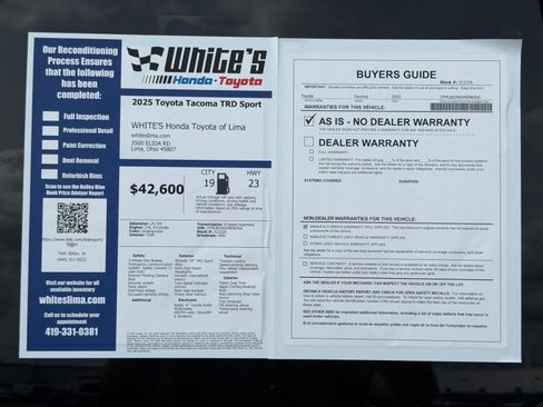 Used 2025 Toyota Tacoma TRD Sport AWD/4WD image 35
