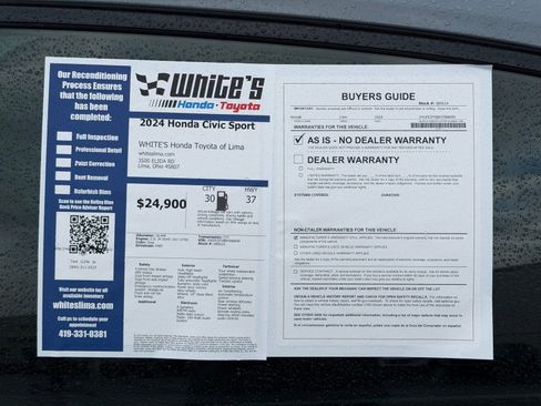 Used 2024 Honda Civic Sport image 30