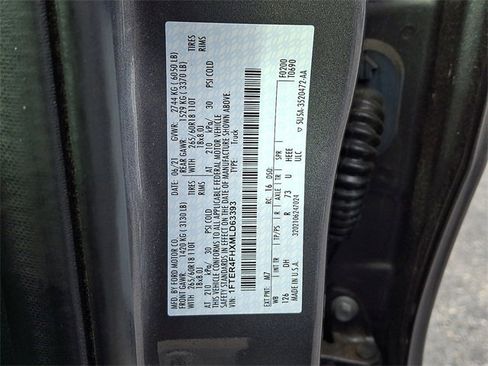 Used 2021 Ford Ranger Lariat w/ Equipment Group 501A High image 27