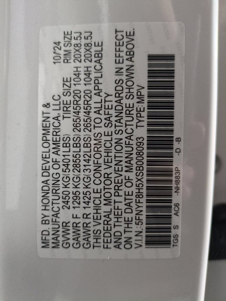 Certified 2025 Honda Passport EX-L image 36