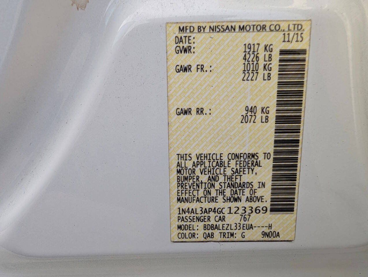 Used 2016 Nissan Altima 2.5 S FWD image 40