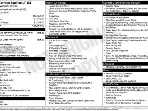 New 2026 Chevrolet Equinox LT w/ Safety and Technology Package image 25