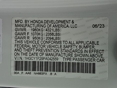 Certified 2023 Honda Accord LX image 27