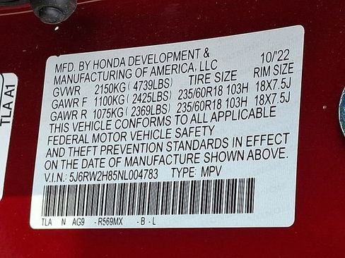 Certified 2022 Honda CR-V EX-L image 23