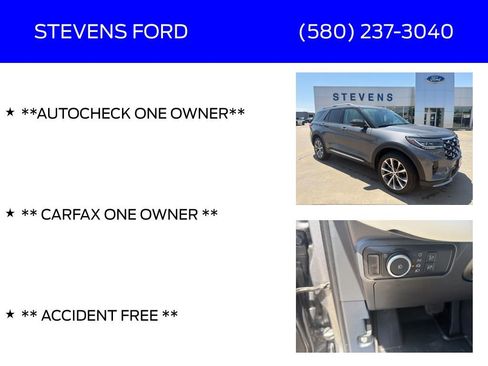 Used 2025 Ford Explorer Platinum w/ Ultimate Package AWD/4WD image 6