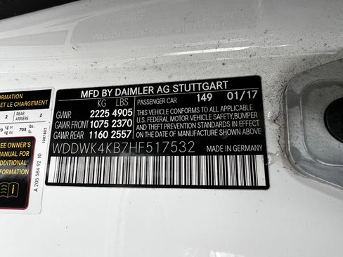 Used 2017 Mercedes-Benz C 300 4MATIC Cabriolet image 60