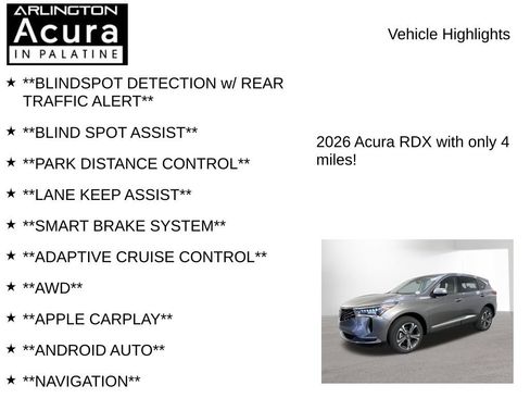 New 2026 Acura RDX SH-AWD w/ Technology Package image 7