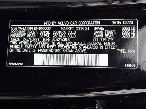 Used 2021 Volvo XC90 T6 Inscription w/ Protection Package Premier image 27