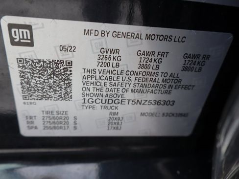 Used 2022 Chevrolet Silverado 1500 LTZ w/ LTZ Convenience Package II image 39