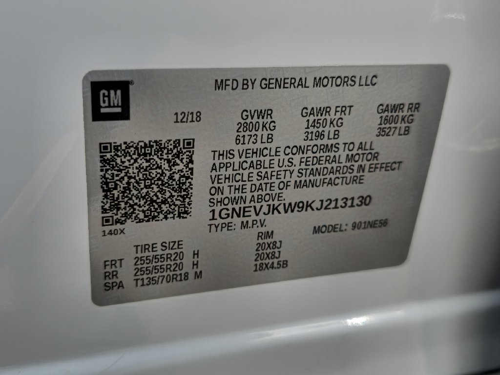 Certified 2019 Chevrolet Traverse High Country AWD/4WD image 37