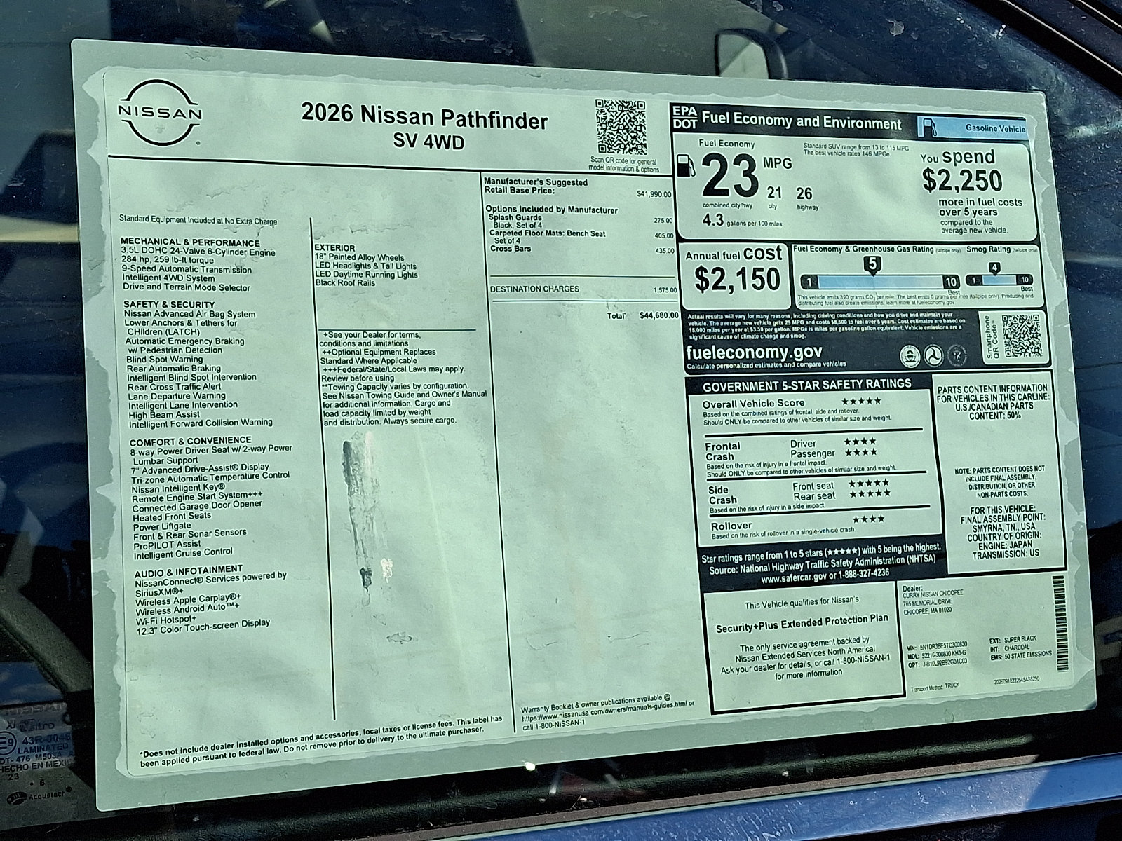 New 2026 Nissan Pathfinder SV AWD/4WD image 21