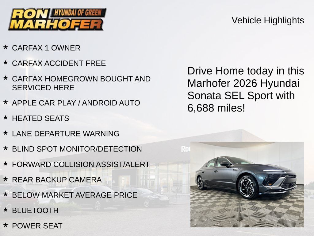 Used 2026 Hyundai Sonata SEL FWD image 14