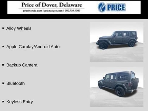 Used 2022 Jeep Wrangler Unlimited Sport AWD/4WD image 2