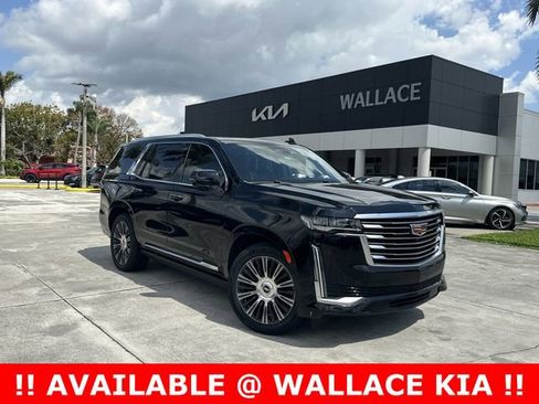 Used 2021 Cadillac Escalade Premium Luxury Platinum image 1