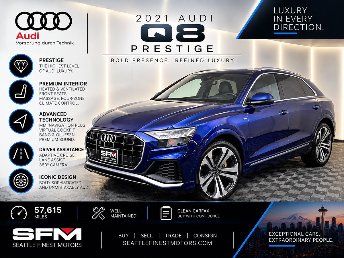 Used 2021 Audi Q8 Prestige AWD/4WD image 1