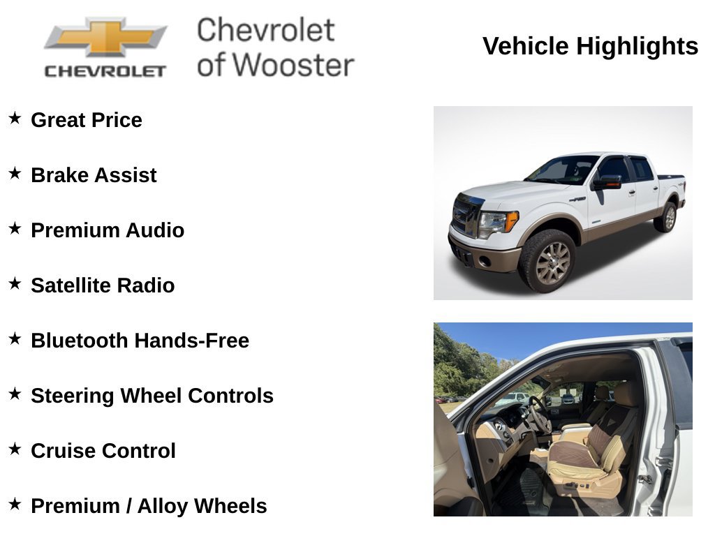 Used 2012 Ford F150 Lariat w/ Lariat Chrome Pkg AWD/4WD image 2