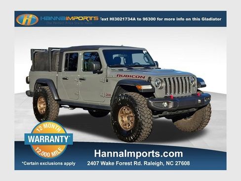 Used 2021 Jeep Gladiator Rubicon w/ LED Lighting Group image 1