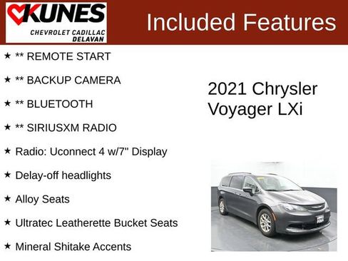 Used 2021 Chrysler Voyager Lxi FWD image 3