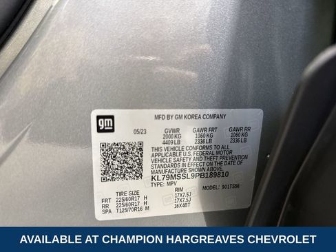 Certified 2023 Chevrolet TrailBlazer ACTIV w/ Convenience Package AWD/4WD image 42