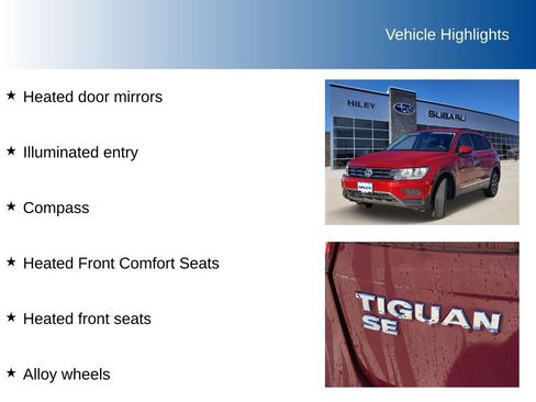 Used 2021 Volkswagen Tiguan SE w/ Panoramic Sunroof Package image 10