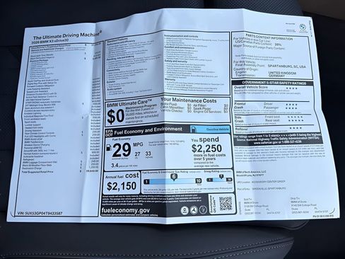 New 2026 BMW X3 xDrive30 w/ Premium Package image 24