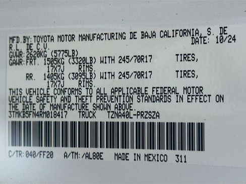 Used 2024 Toyota Tacoma SR5 image 12