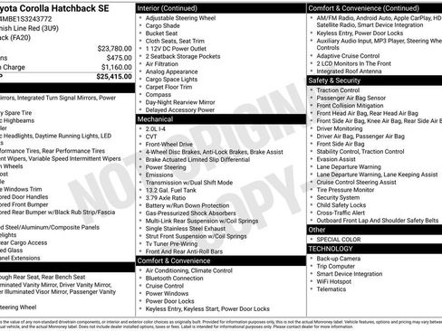 Used 2025 Toyota Corolla SE image 7